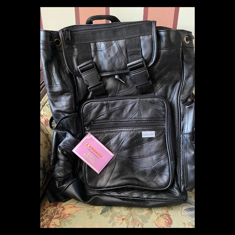 Leather Back Pack